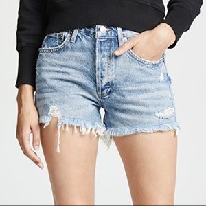 AGolde Parker Vintage Loose Fit Cutoff Shorts